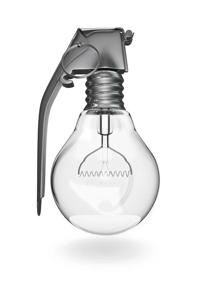 Lightbulb grenade — Stock Photo, Image