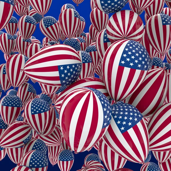 Balões dos EUA — Fotografia de Stock