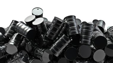 Oil drums pile clipart