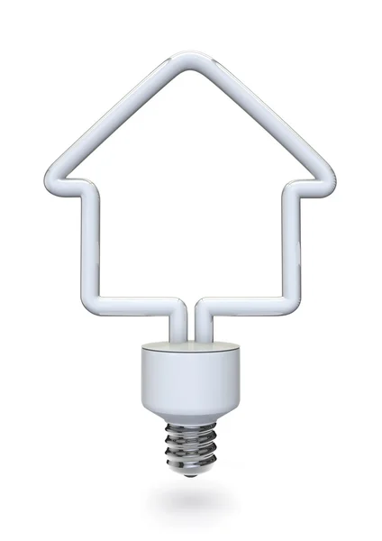 Casa lampadina di energia — Foto Stock