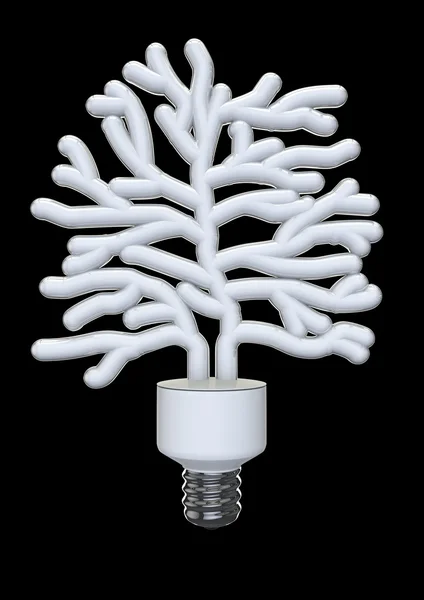 Energi lampa träd — Stockfoto