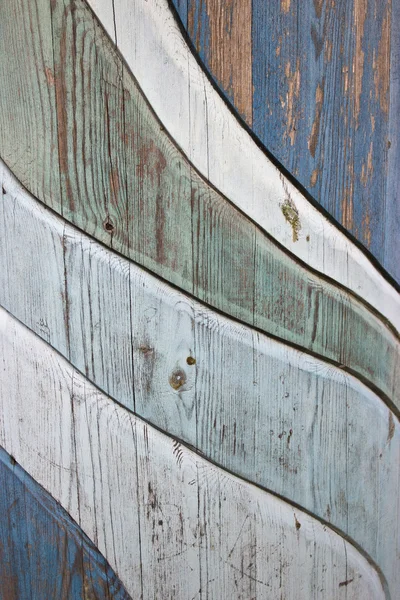 Wellenstruktur aus Holz — Stockfoto