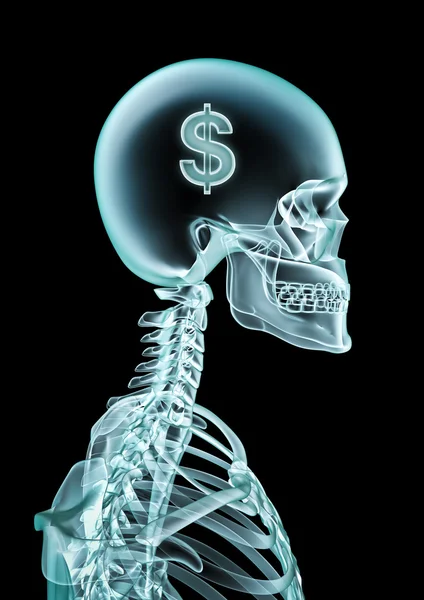 Dólar de raios-X — Fotografia de Stock