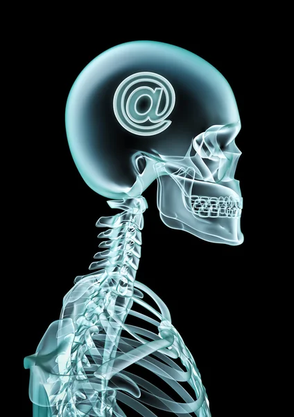 Röntgen e-post — Stockfoto