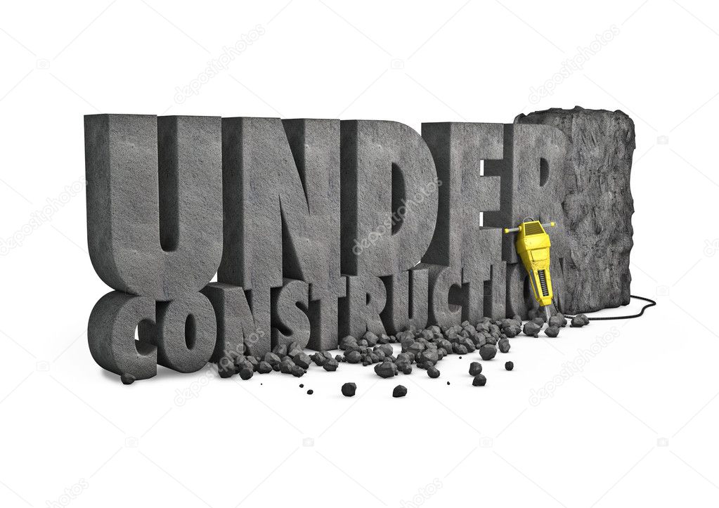 Under construction stone