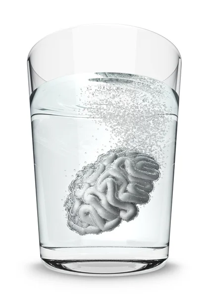 Brain seltzer — Stock Photo, Image