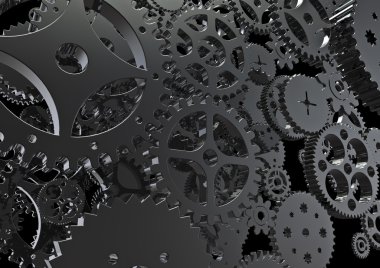 Cogs machinery background clipart