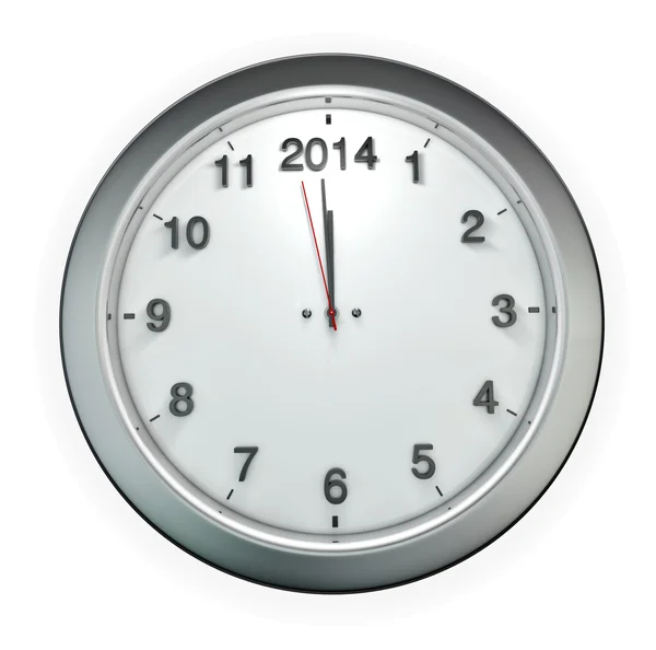 Almost 2014 o'clock — Stock Photo, Image