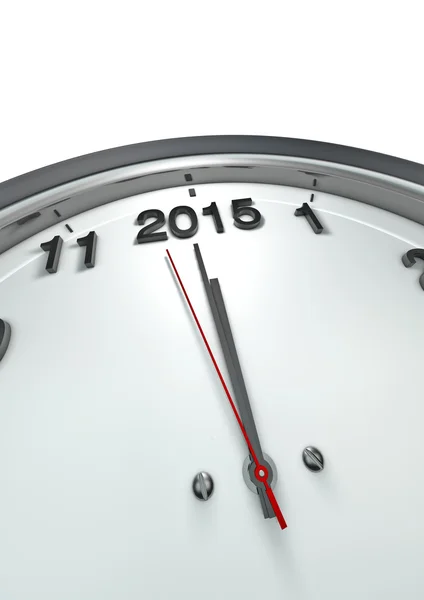 Prawie rok 2015 godzina — Zdjęcie stockowe