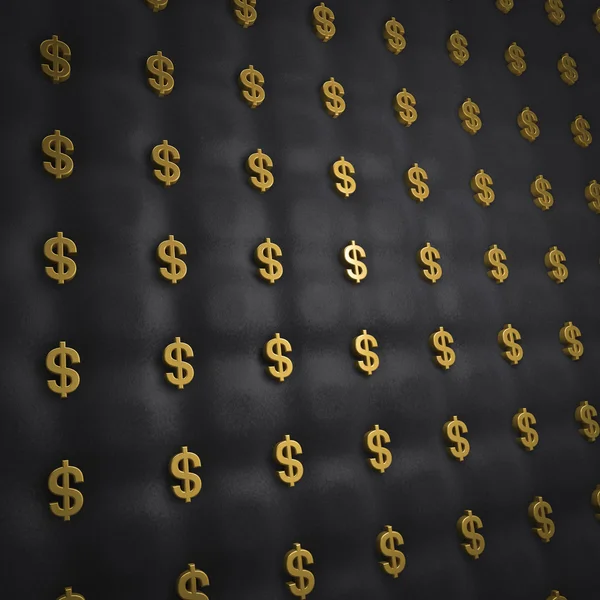 Luxury dollar gold background — Stock Photo, Image