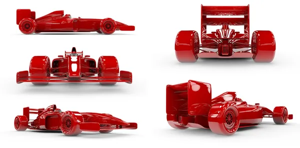 Fórmula 1 concepto SET 3, fácil de colorear — Foto de Stock