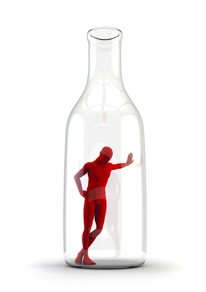 Vida na garrafa — Fotografia de Stock