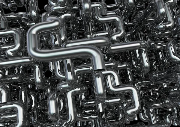 Labyrinth der Rohre Hintergrund — Stockfoto