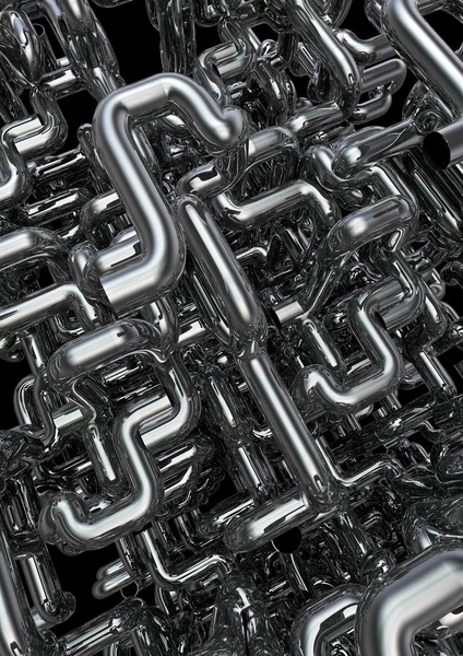 Maze of pipes background — Stock Photo, Image
