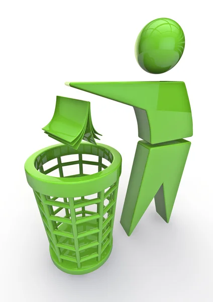 Reciclar lixo — Fotografia de Stock