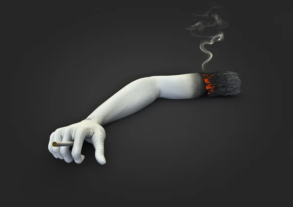 Cigarett arm — Stockfoto