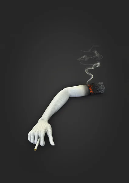 Sigara kol — Stok fotoğraf
