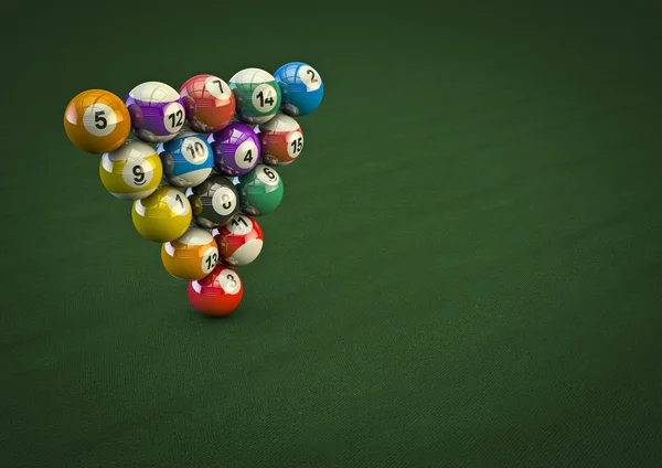 Unmöglicher Billardball-Trick — Stockfoto