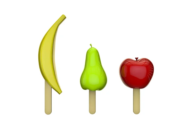 Picolés de frutas — Fotografia de Stock