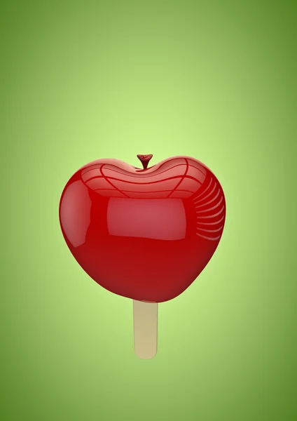 Obst-Eis-Apfel — Stockfoto