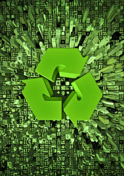 Recycle city — Stock Photo, Image