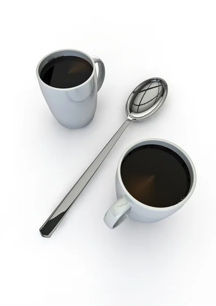 Coffee percentage — Stock Photo, Image