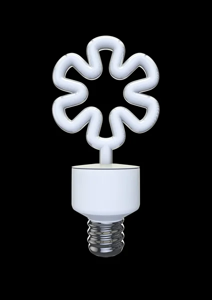 Bloem energie lamp — Stockfoto