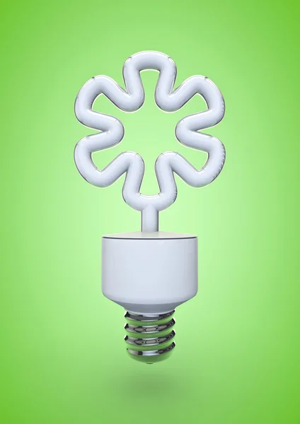Blomma energi lampa — Stockfoto