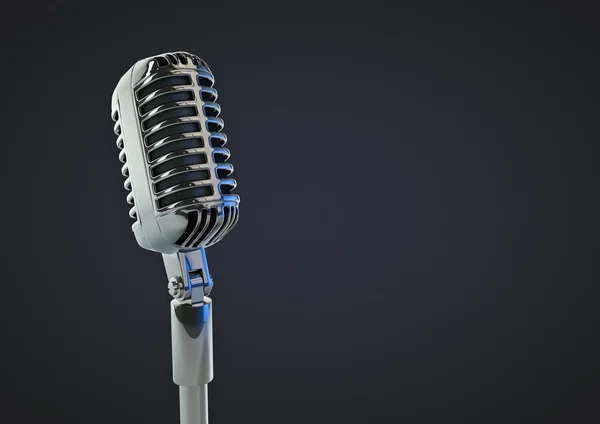 Mikrofon retro — Stockfoto