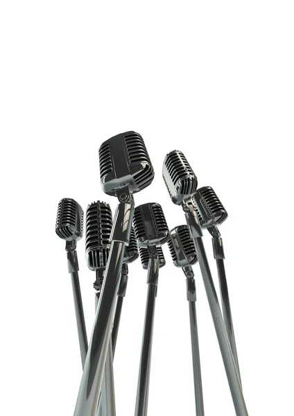 Microphones retro — Stock Photo, Image