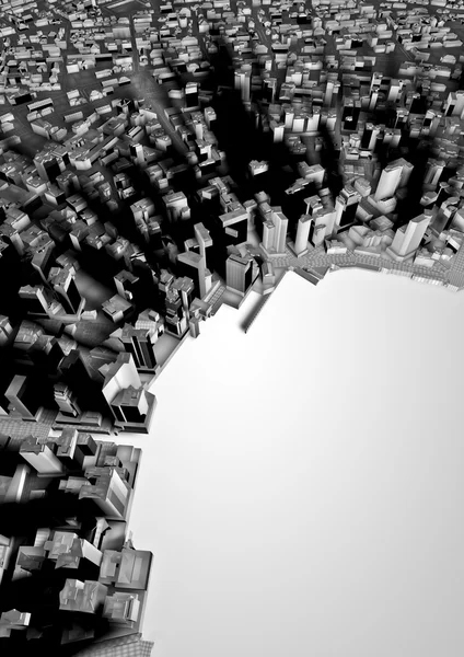 城市框架 — 图库照片