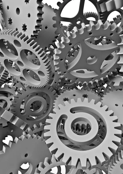 Lots of cogs — Stock Photo, Image