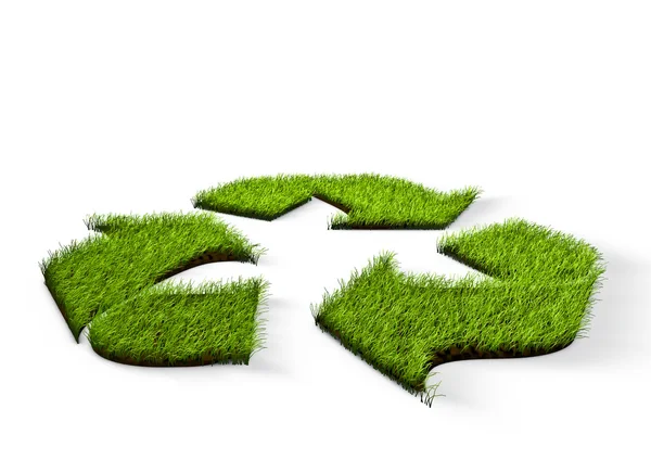 Grass recycle — Stock Photo, Image