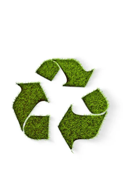 草のリサイクル — ストック写真