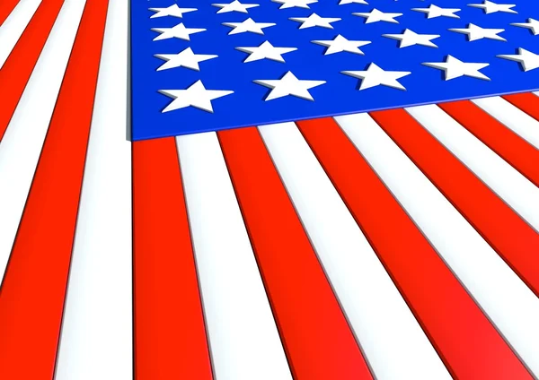 美国国旗概念 — 图库照片
