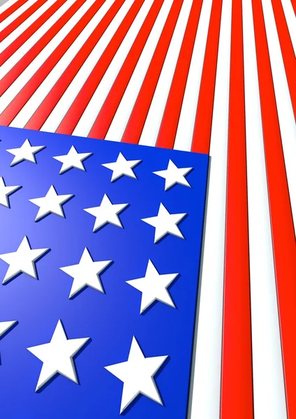 Концепция американского флага — стоковое фото