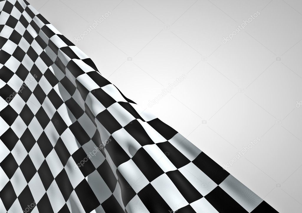 triangular checkered banner