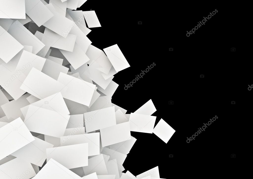 Sheets of office paper