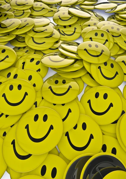Smiley badges — Stockfoto