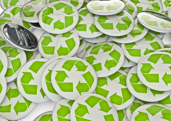 Recycle badges — Stockfoto