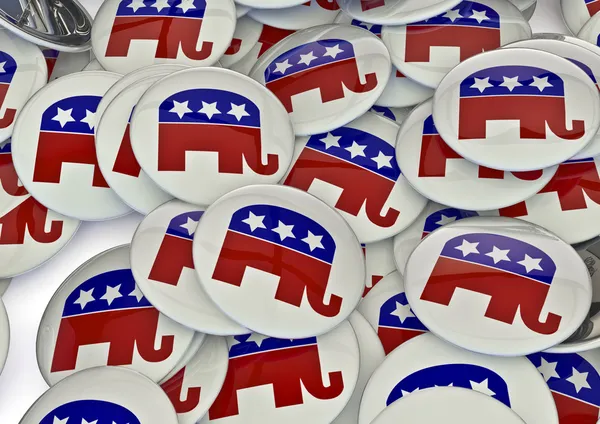 Republican badges — Stock Photo, Image