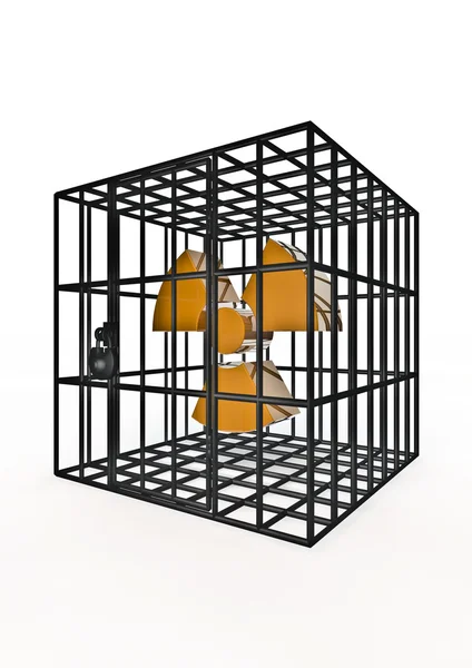 Caged nuclear — Stock Photo, Image