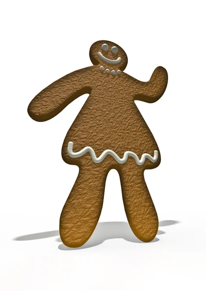 Gingerbread woman — Stock Photo, Image