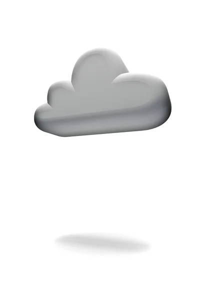 CG símbolo del tiempo nublado —  Fotos de Stock