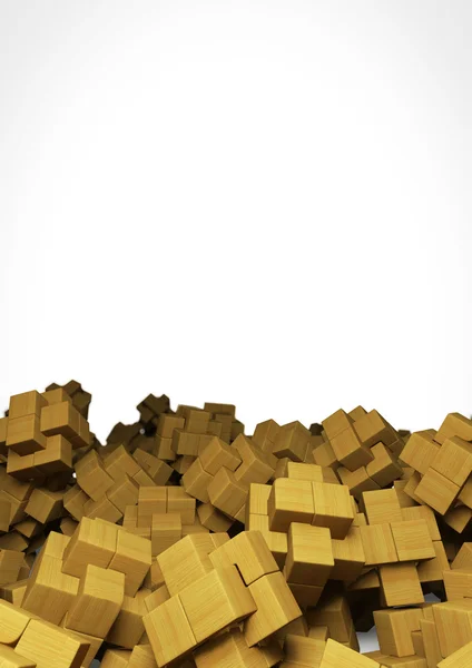 Wooden puzzle background — Stock Photo, Image