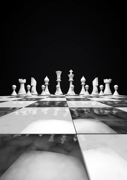 체스 화이트 — 스톡 사진