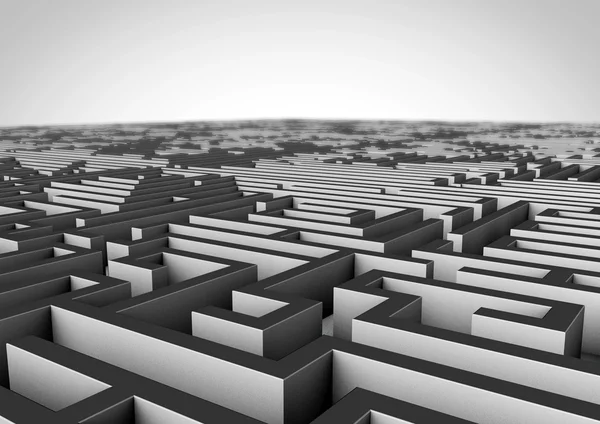 Horizonte de labirinto — Fotografia de Stock