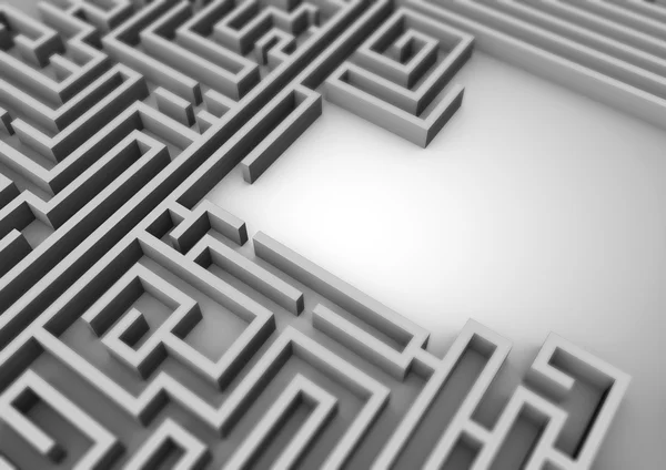 Espaço de labirinto — Fotografia de Stock