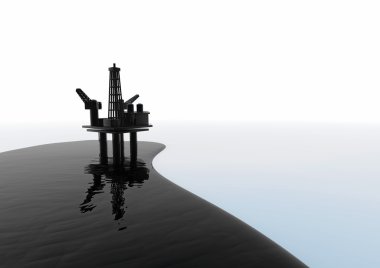 Oil spill clipart