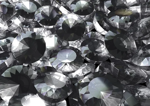 Diamanter bakgrund — Stockfoto